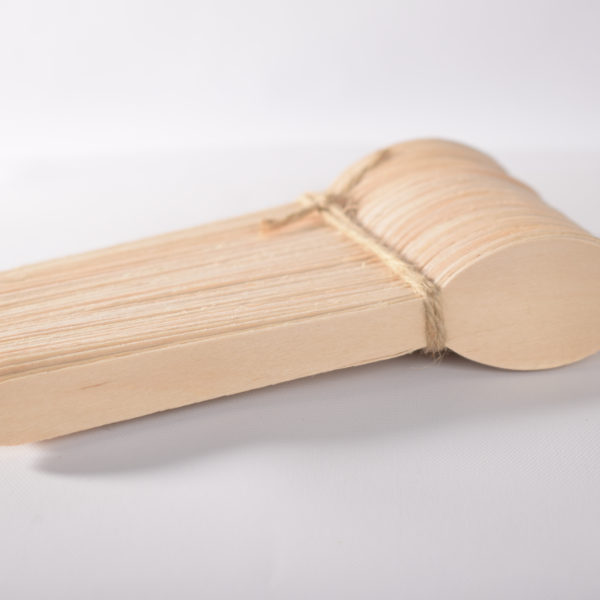 Одноразові ложки дерев’яні LISKO 16 см 100 шт