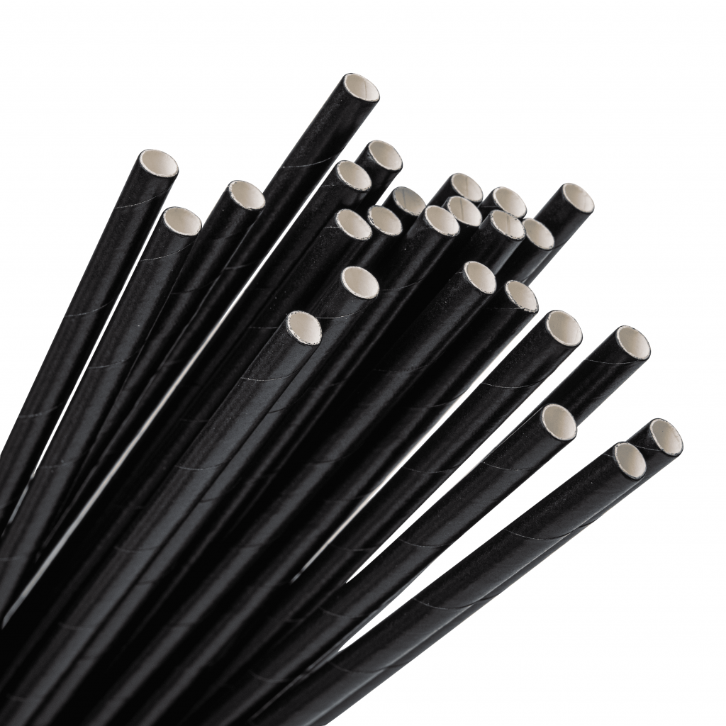 Паперова трубочка чорна