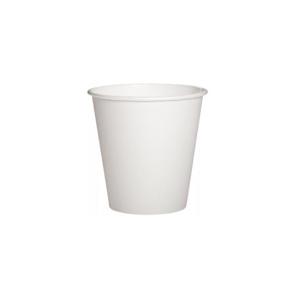Паперові стаканчики білі 110 мл