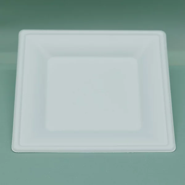 Одноразова квадратна тарілка 26×26 см 125 шт
